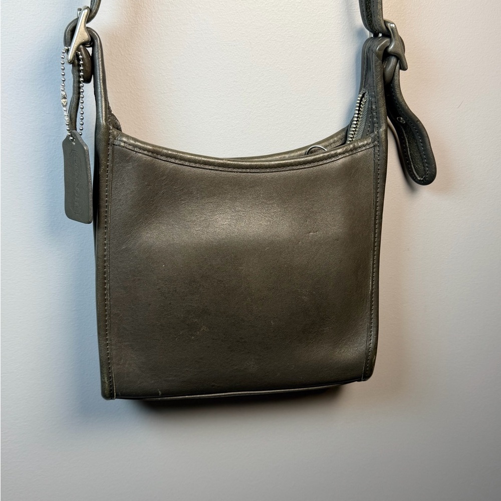 Coach Vintage Legacy Small Zip F9N 9997 Gray Silver Hardware original Hangtag